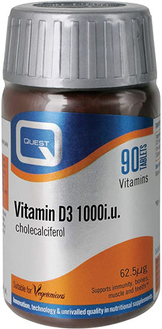 Quest Vitamin D3 1000iu 90 Tablets