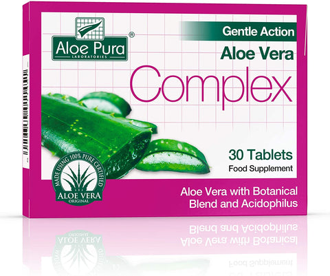 Aloe Pura Gentle Action Aloe Vera Colax 30 Tablets