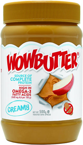 Wowbutter - Creamy Toasted Soya Spread 500g (Pack of 4)