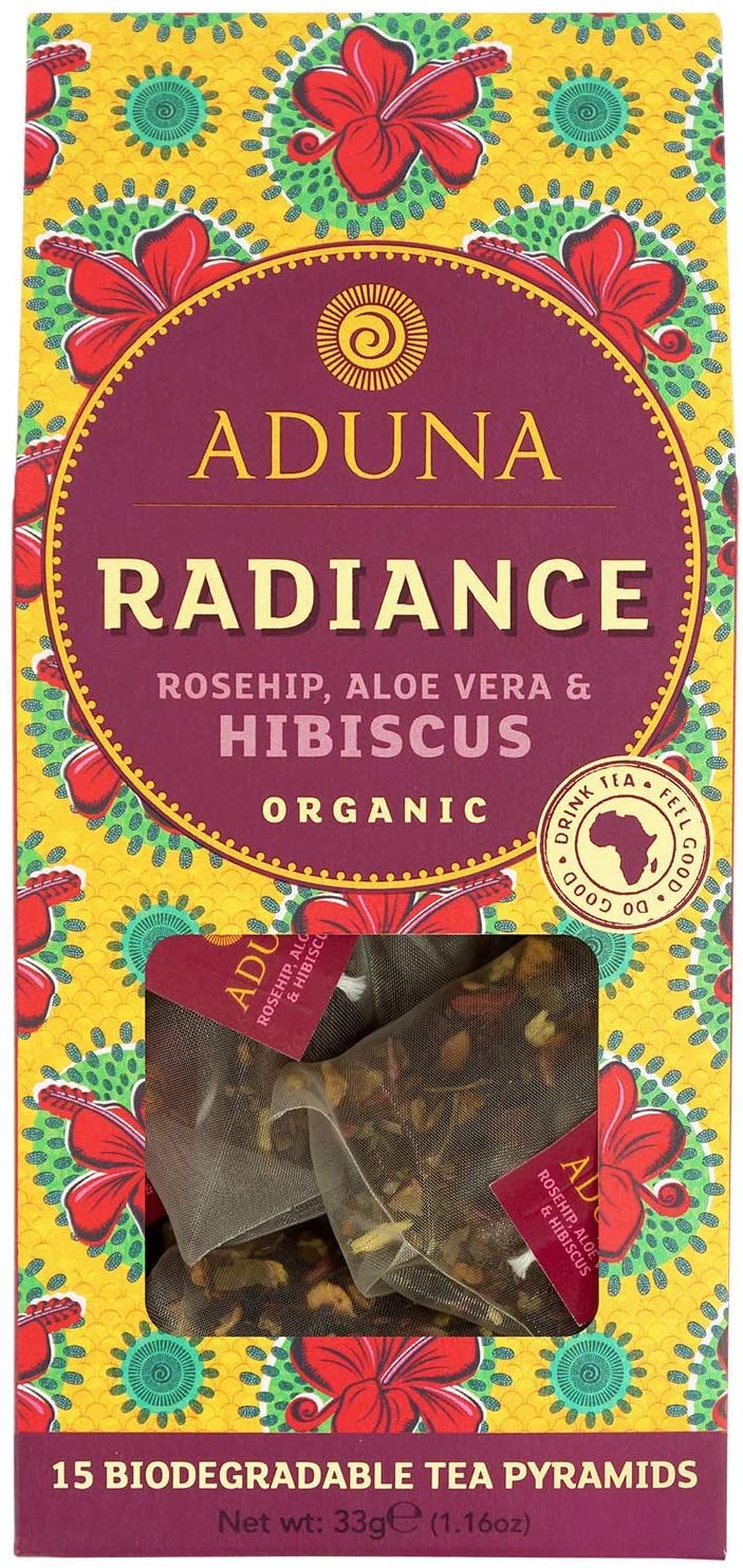 Aduna Radiance Rosehip, Aloe Vera & Hibiscus Super Tea 15 Bags