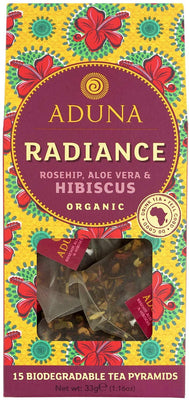 Aduna Radiance Rosehip, Aloe Vera & Hibiscus Super Tea 15 Bags