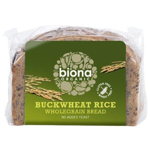 Biona Organic Rice Buckwheat Bread 250g