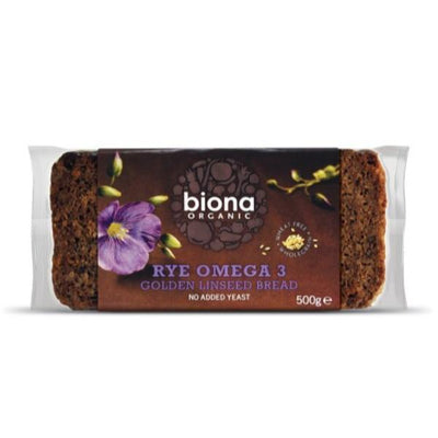 Biona Organic Omega Rye Bread 500g