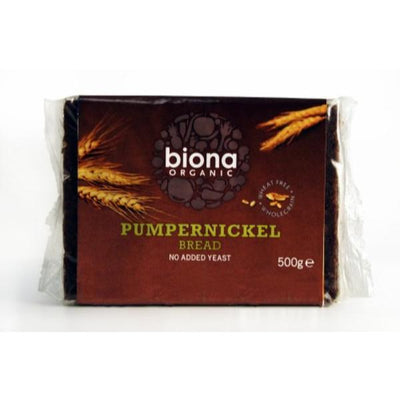 Biona Organic Pumpernickel Bread 500g