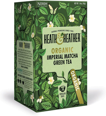 Heath & Heather Organic Imperial Matcha Tea 20 Bags
