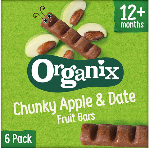 Goodies Date & Apple Chunky Fruit Bars Multipack 12m+ (6x17g) (Pack of 6)