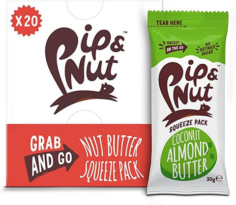 Pip & Nut Coconut Almond Squeeze Pack 30g (Pack of 20)