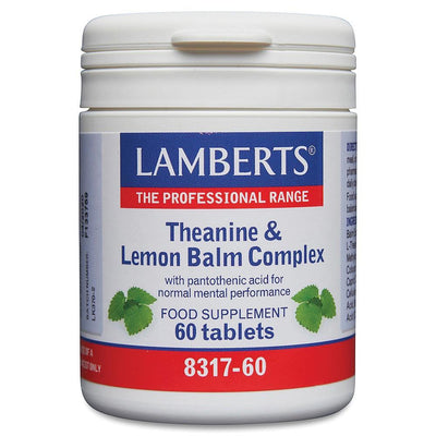 Lamberts Theanine & Lemon Balm Complex 60 Tablets