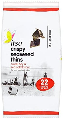 Itsu Soy & Sea Salt Crispy Seaweed Thins 5g (Pack of 18)