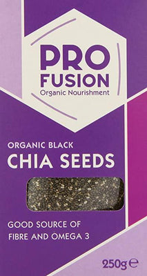 Profusion Organic Black Chia Seeds 250g