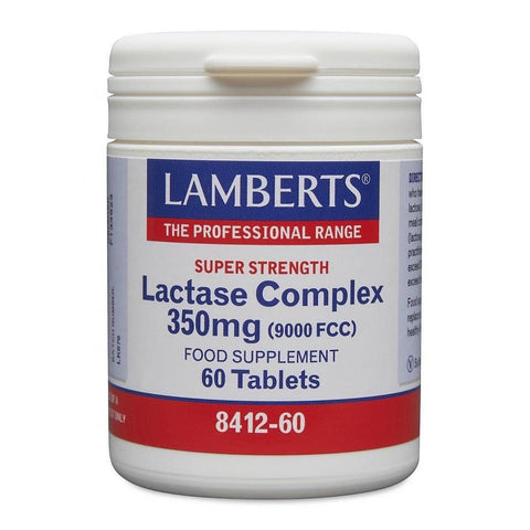 Lamberts Lactase Complex 350mg Super Strength (9000 FCC) 60 Tablets