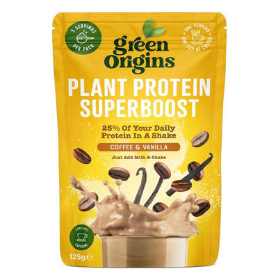 Green Origins Coffee Vanilla Protein 125g (Pack of 8)
