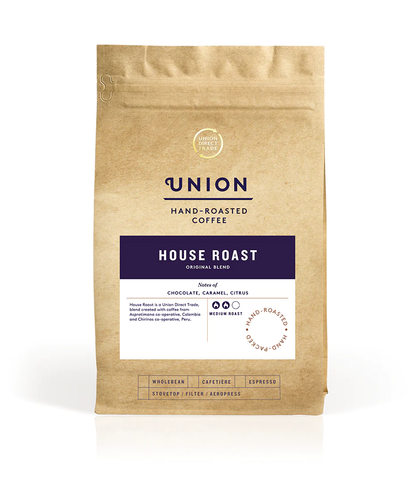 Union Hand-Roasted House Blend Cafetiere Grind Coffee 200g (Pack of 6)