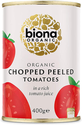 Biona Tomatoes - Chopped 400g (Pack of 12)