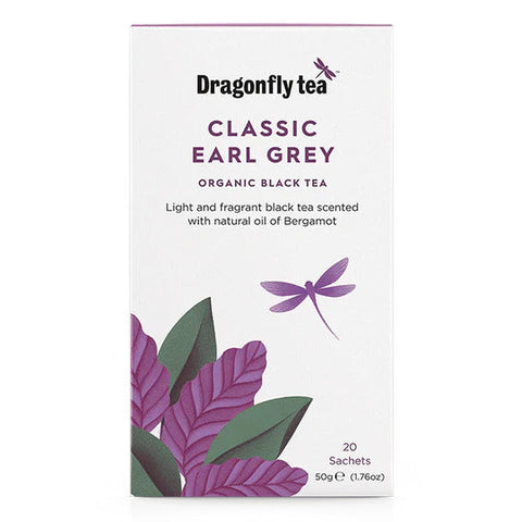 Dragonfly Organic Classic Earl Grey 20 Tea Bags (Pack of 4)