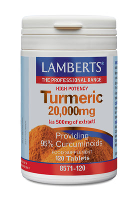Lamberts High Potency Turmeric 20000mg 120 Tablets