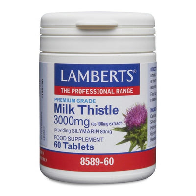 Lamberts Milk Thistle 3000mg - 60 Tablets
