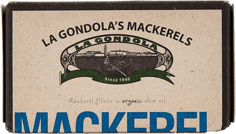 La Gondola Mackerel Fillets in Organic Olive Oil 120g