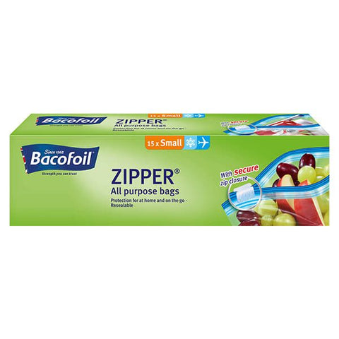 Baco Zipper Bags - Small 15s