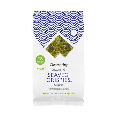 Clearspring Organic Seaveg Crispies Multipack - Original (4gx3)