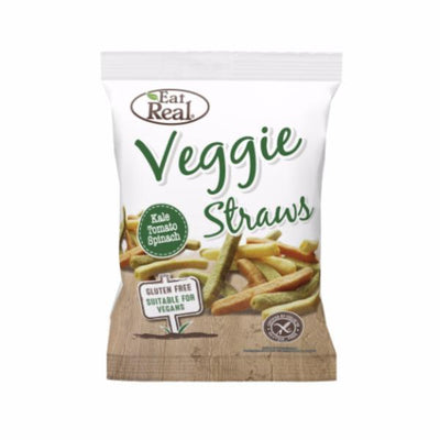 Eat Real Veggie & Kale Straws 113g (Pack of 10)