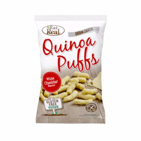 Eat Real Quinoa Puffs Cheese Flavour 113g (Pack of 12)