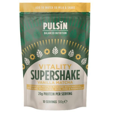 Pulsin' Limited Vitality Vanilla Matcha Supershake 300g