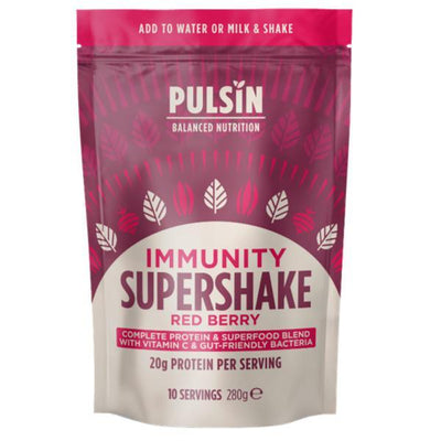 Pulsin' Limited Immunity Red Berry Supershake 280g