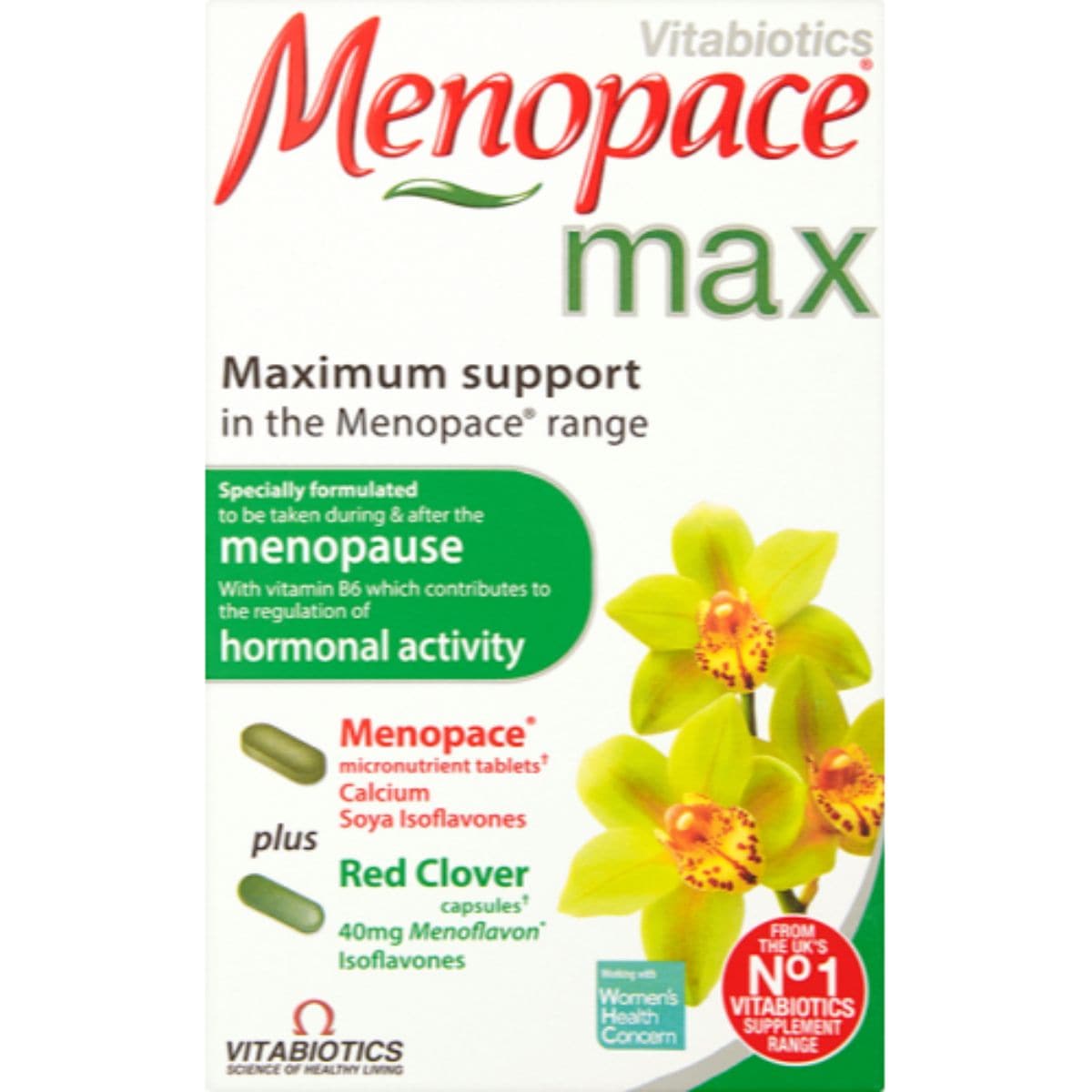 Vitabiotics Menopace Max Capsules & Tablets 28+56s