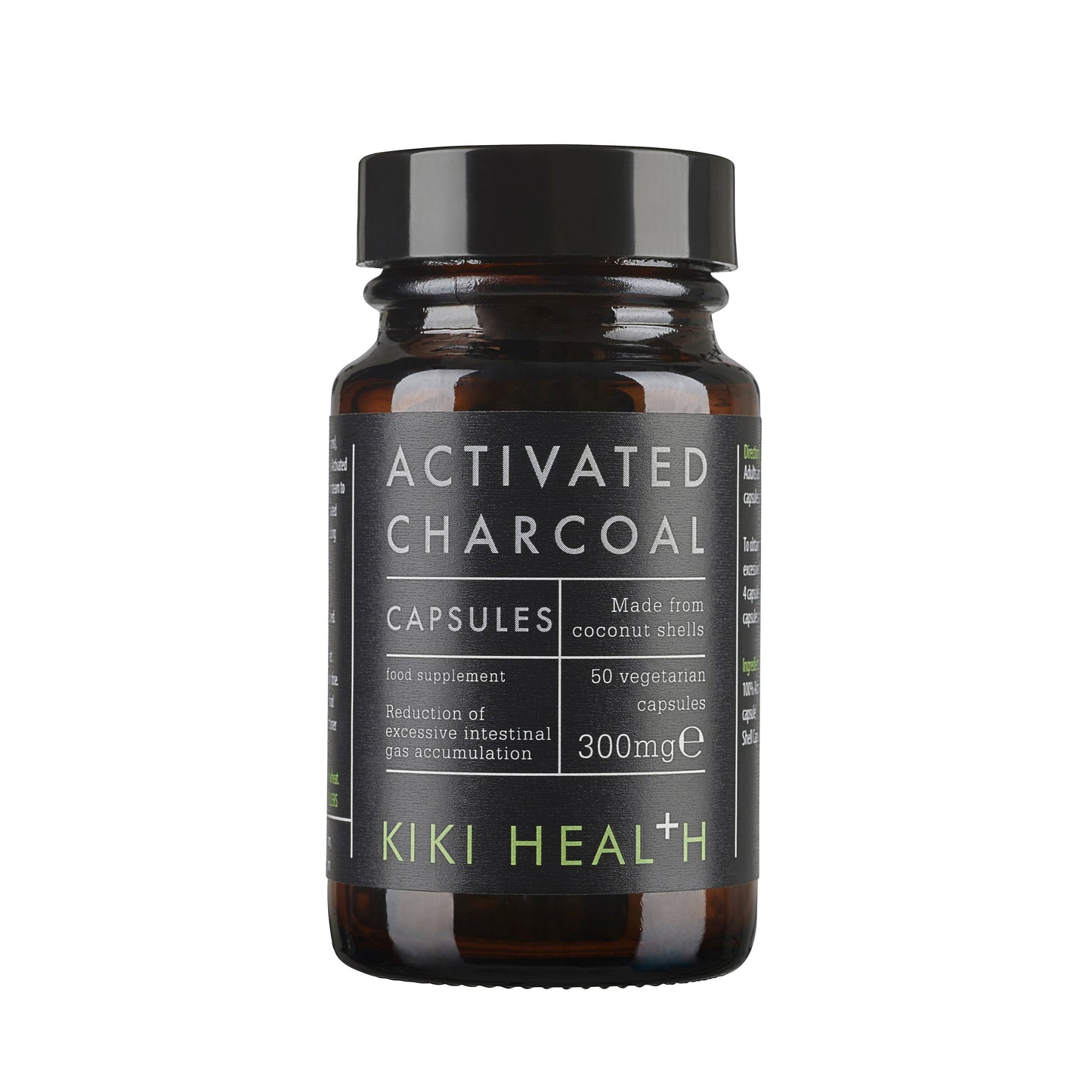 Kiki Health Activated Charcoal Capsules 50 Vegicaps
