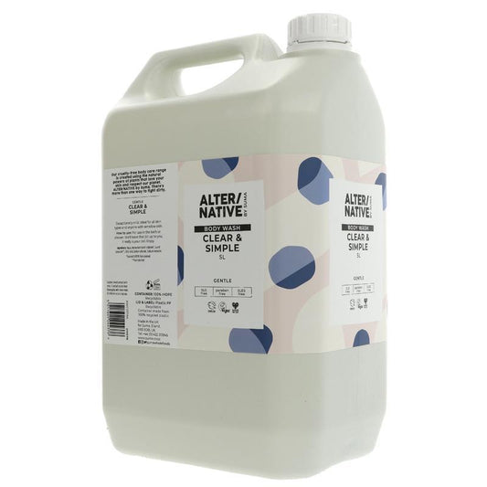 Alter/Native By Suma Body Wash Clear & Simple 5ltr