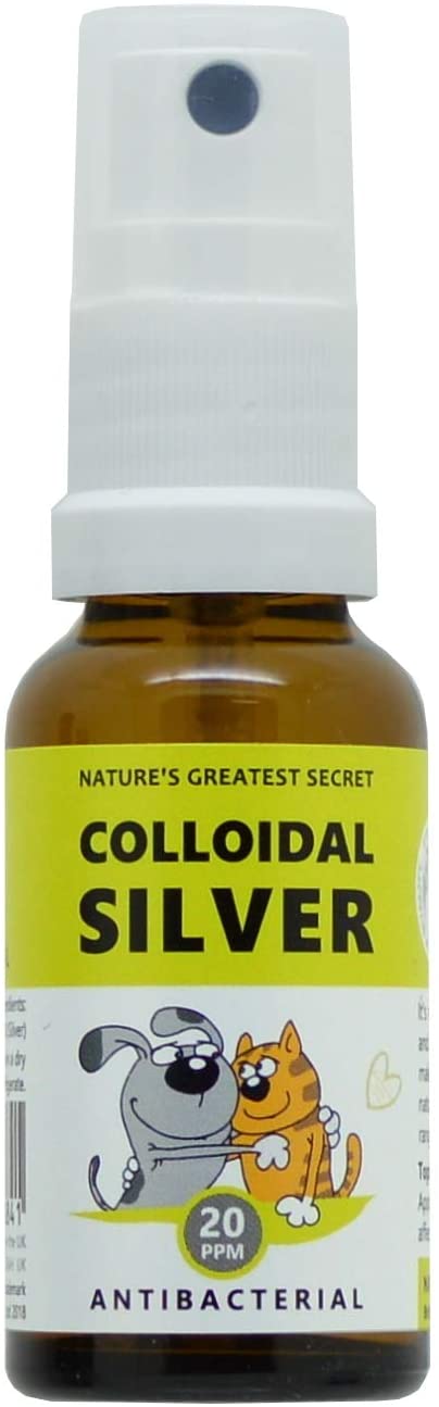 Natures Greatest Secret Colloidal Silver For Pets 20ppm Pocket Spray 20ml
