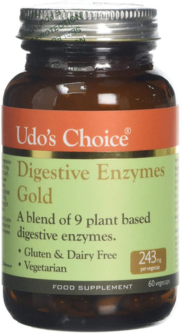Udo'S Choice Digestive Enzyme Gold - High Strength 60vcaps