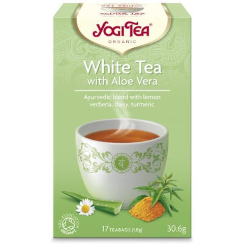 Yogi Tea White Tea Aloe Vera Organic Tea 17 Bags