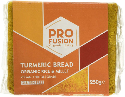 Profusion Organic Turmeric Rice Bread Gluten Free 250g