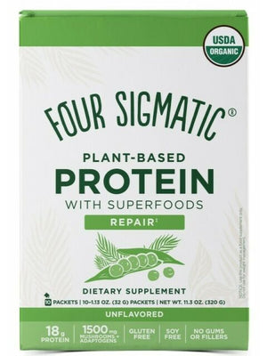 Four Sigmatic Organic Plant Based Protein Unflavoured (10 Packets) 400g