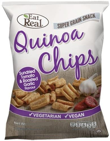 Eat Real Tomato Garlic Quinoa Chips 22g (Pack of 24)