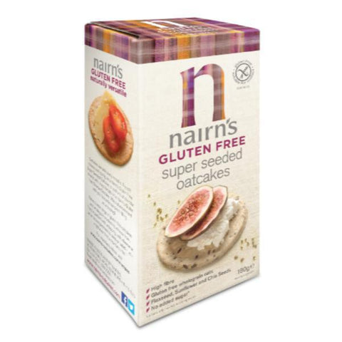 Nairns Gluten Free Super Seeded Oatcake 180g