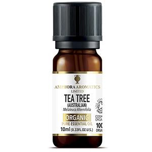 Amphora Aromatics Tea Tree Organic Essential Oil 10ml (Pack of 6)