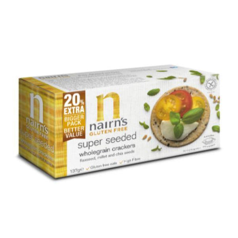 Nairns Gluten Free Super Seeded Wholegrain Crackers 137g