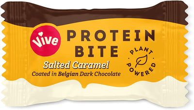 Vive Natural Protein Bite Salted Caramel Dark Choc 20g (Pack of 20)
