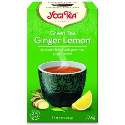 Yogi Tea Green Tea - Ginger & Lemon 17 Bags