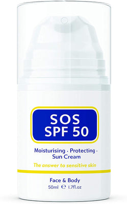 Sos Serum Skincare SPF 50 Sun Cream 50ml (Pack of 12)
