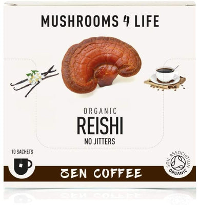 Mushrooms 4 Life Organic Reishi Zen Coffee Sachets 10sach