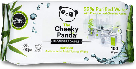 The Cheeky Panda Antibacterial Multi Surface Wipes 100wipes