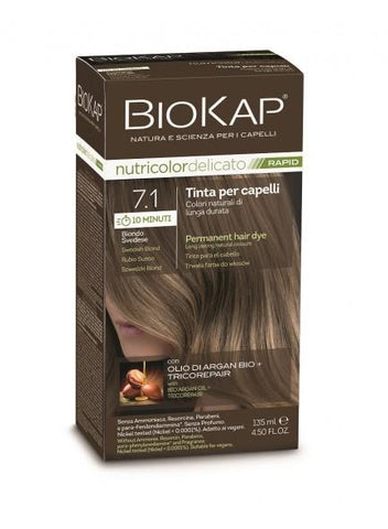 Biokap Swedish Blond 7.1 Rapid Hair Dye 135ml