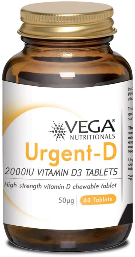 Vega Nutritionlas Urgent D 2000iu 60tabs