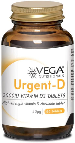 Vega Nutritionlas Urgent D 2000iu 60tabs