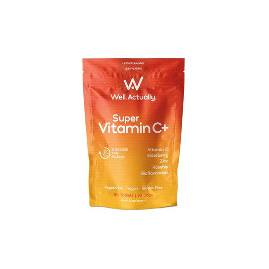 Well.Actually. Super Vitamin C + Zinc Timed Release 90tabs