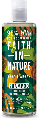 Faith In Nature Shea & Argan Shampoo 400ml